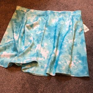 Decree circle skater skirt Tie dye
